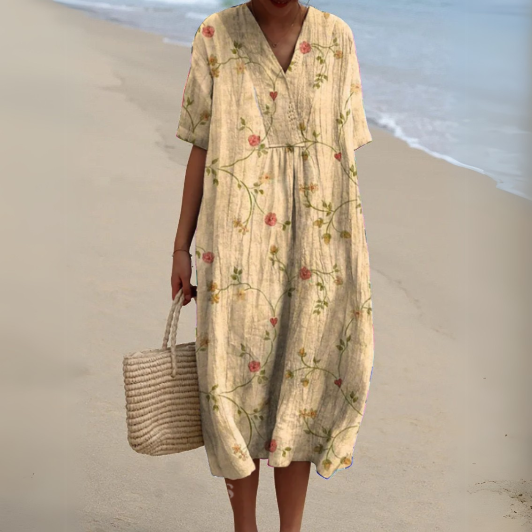 Audrey - Vestido Floral Primaveral