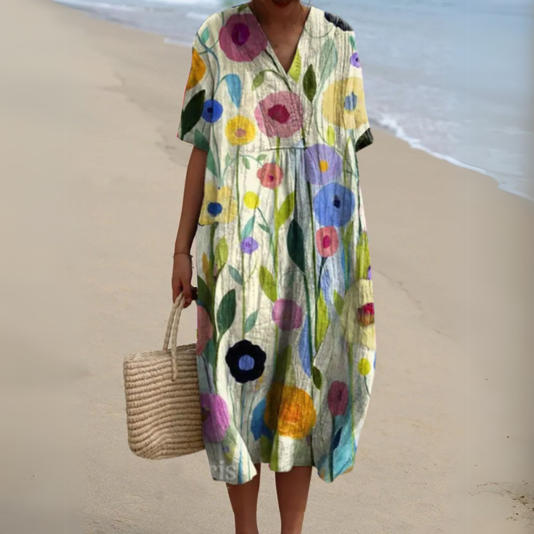 Audrey - Vestido Floral Primaveral