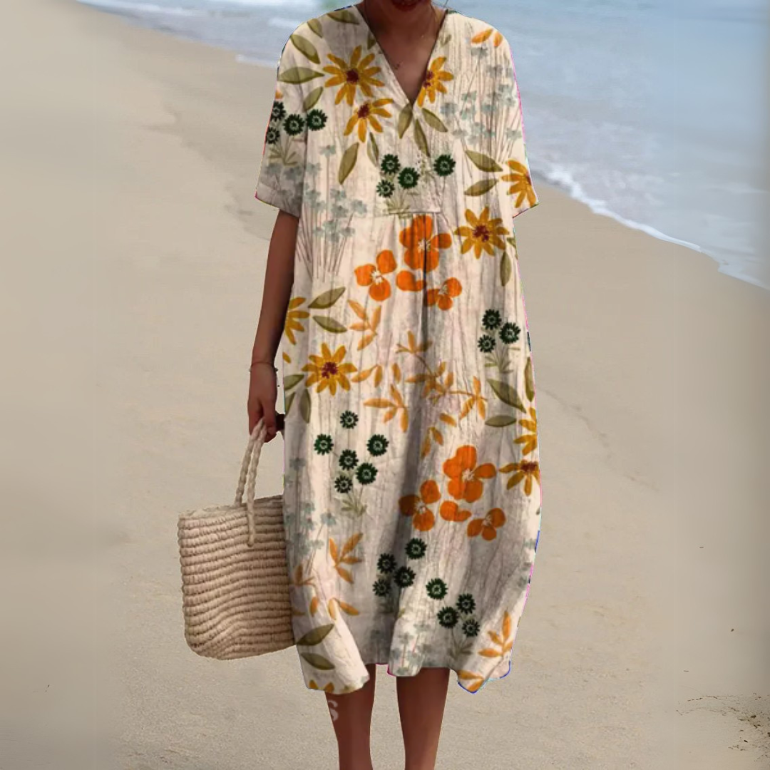 Audrey - Vestido Floral Primaveral