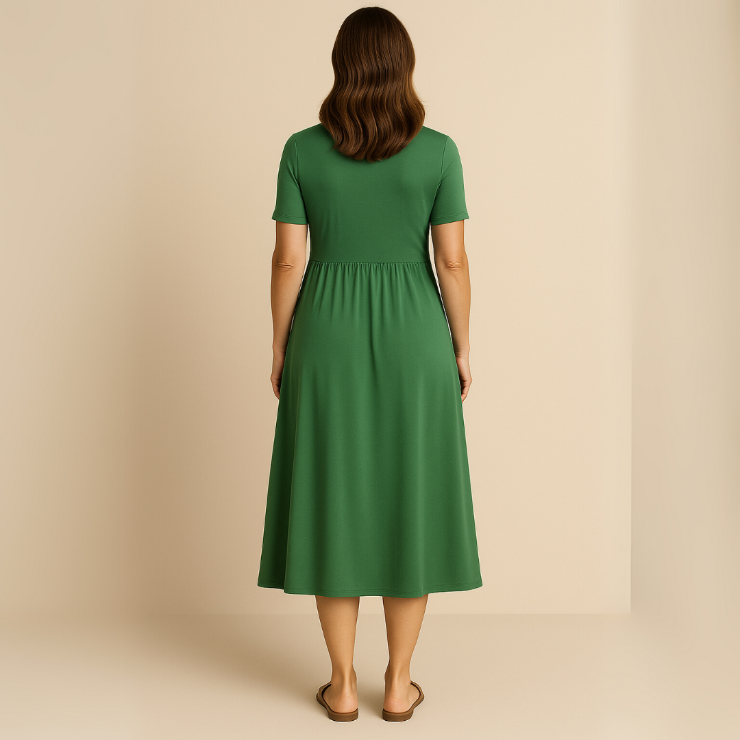 Anny | Vestido Midi Elegante con Escote en V