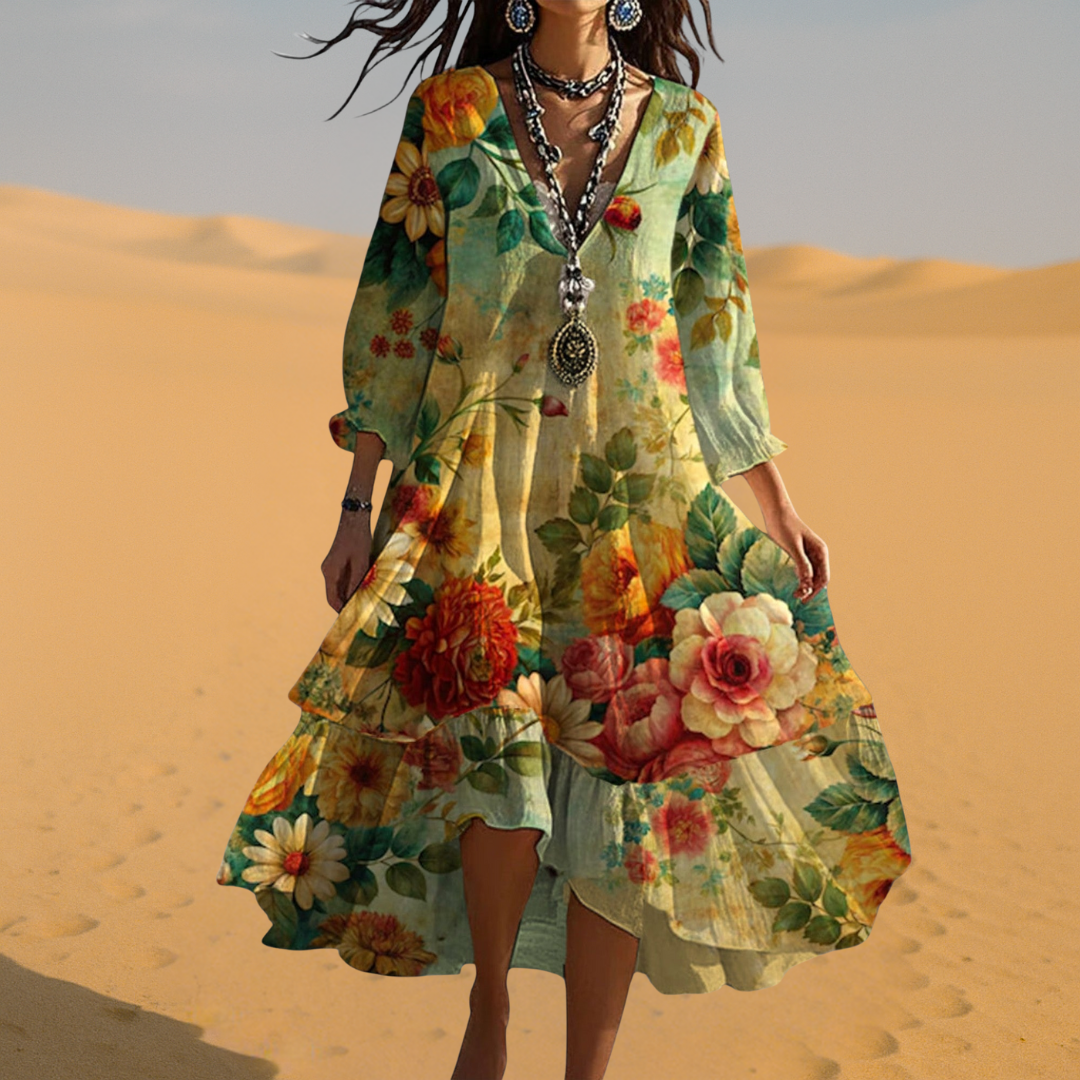 Jennifer | Vestido Floral Elegante y Casual