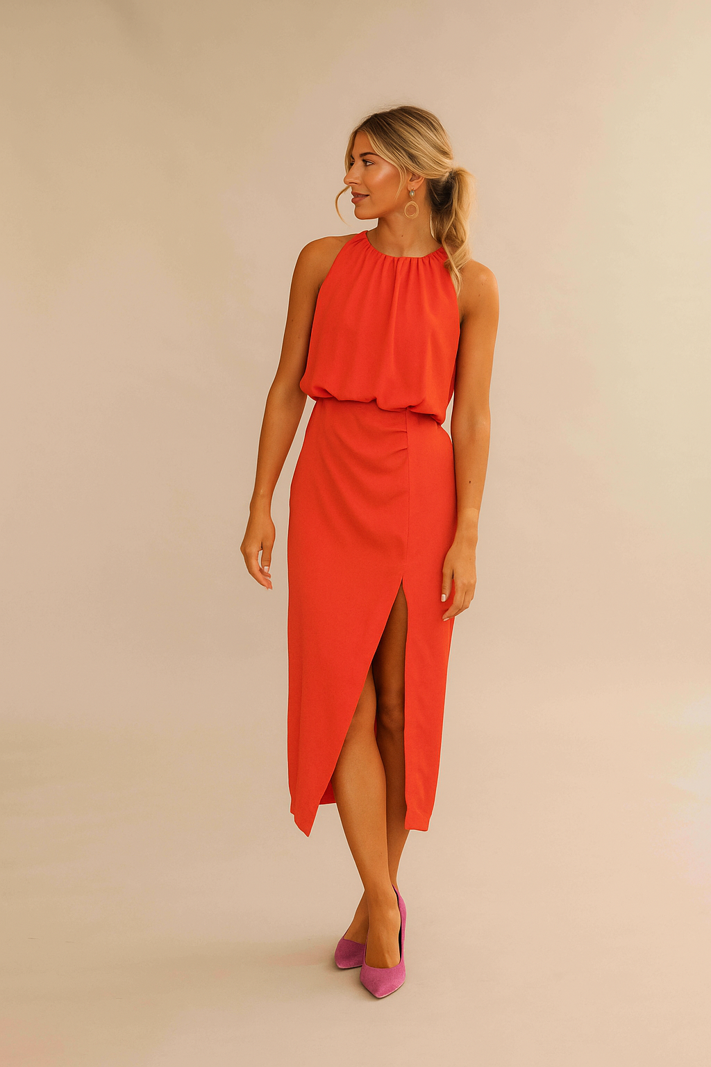 Leonie | Vestido Midi – Elegancia y Ligereza de Verano