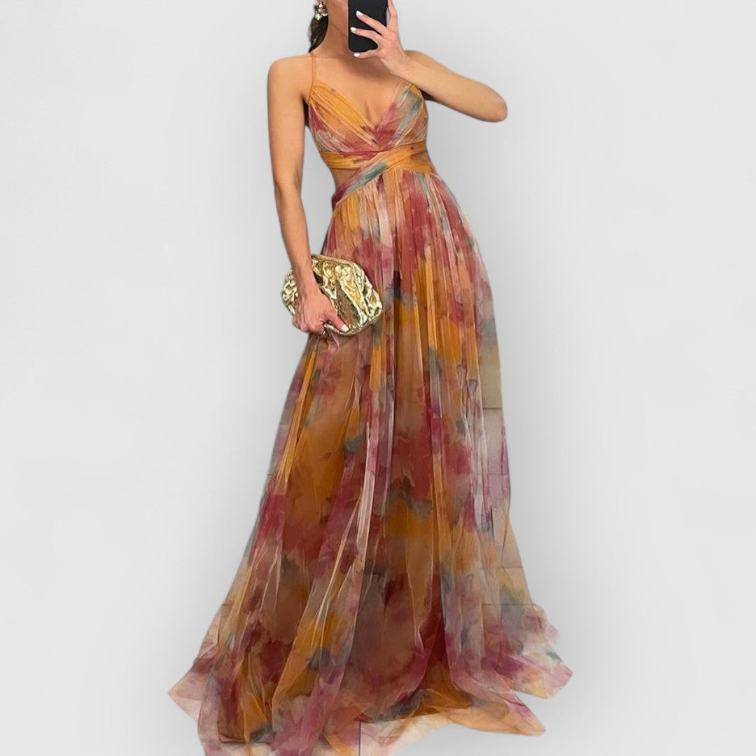 Verity | Maxivestido con estampado floral