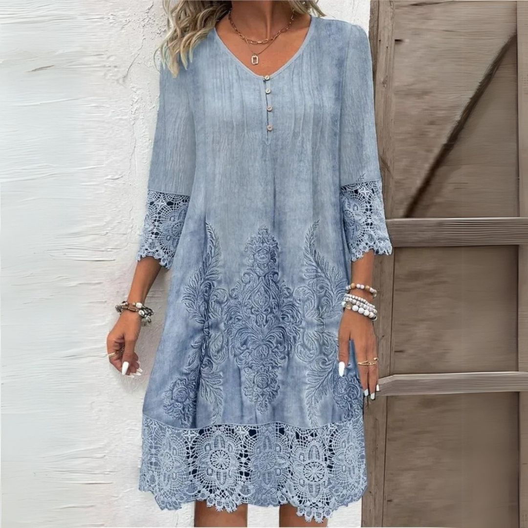 Wrenley | Vestidos de encaje con escote en V
