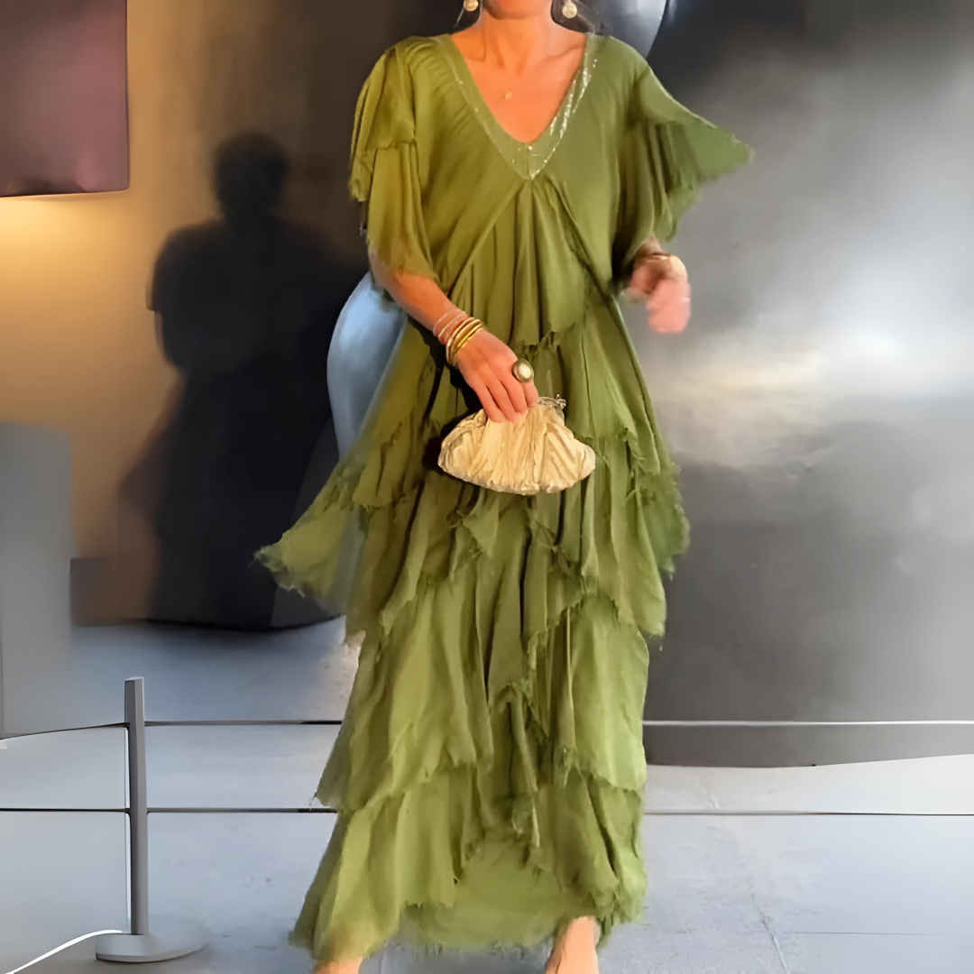 Valerie | Elegantiška ilga suknelė su nėriniais