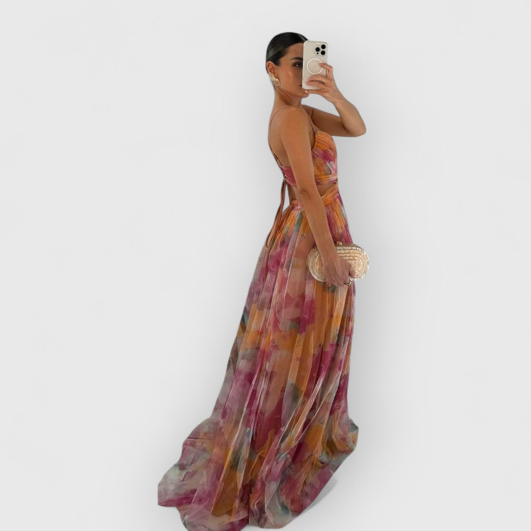 Verity | Maxivestido con estampado floral