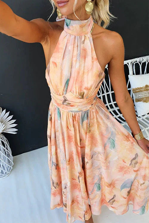 Sari™ | Vestido Largo Acuarela