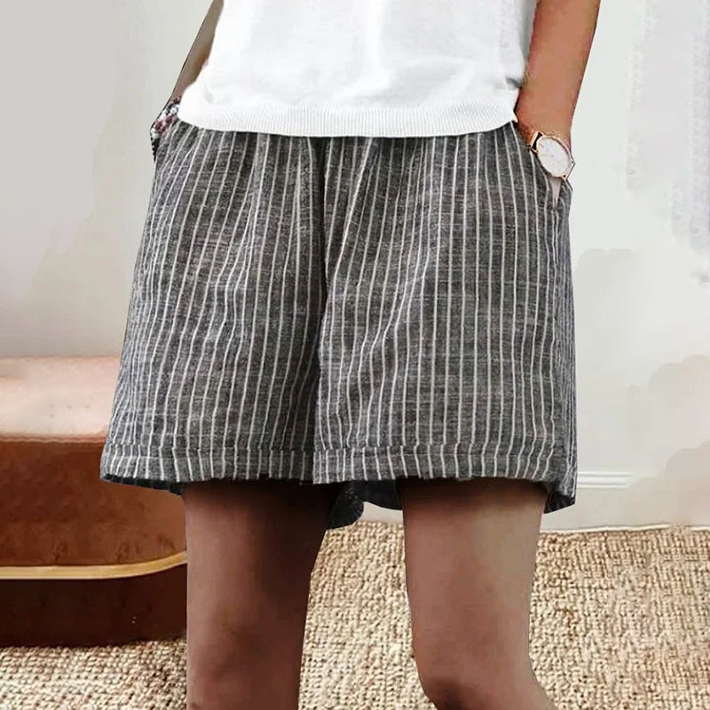 Shorts ligeros de rayas Lorraine - La ligereza del verano