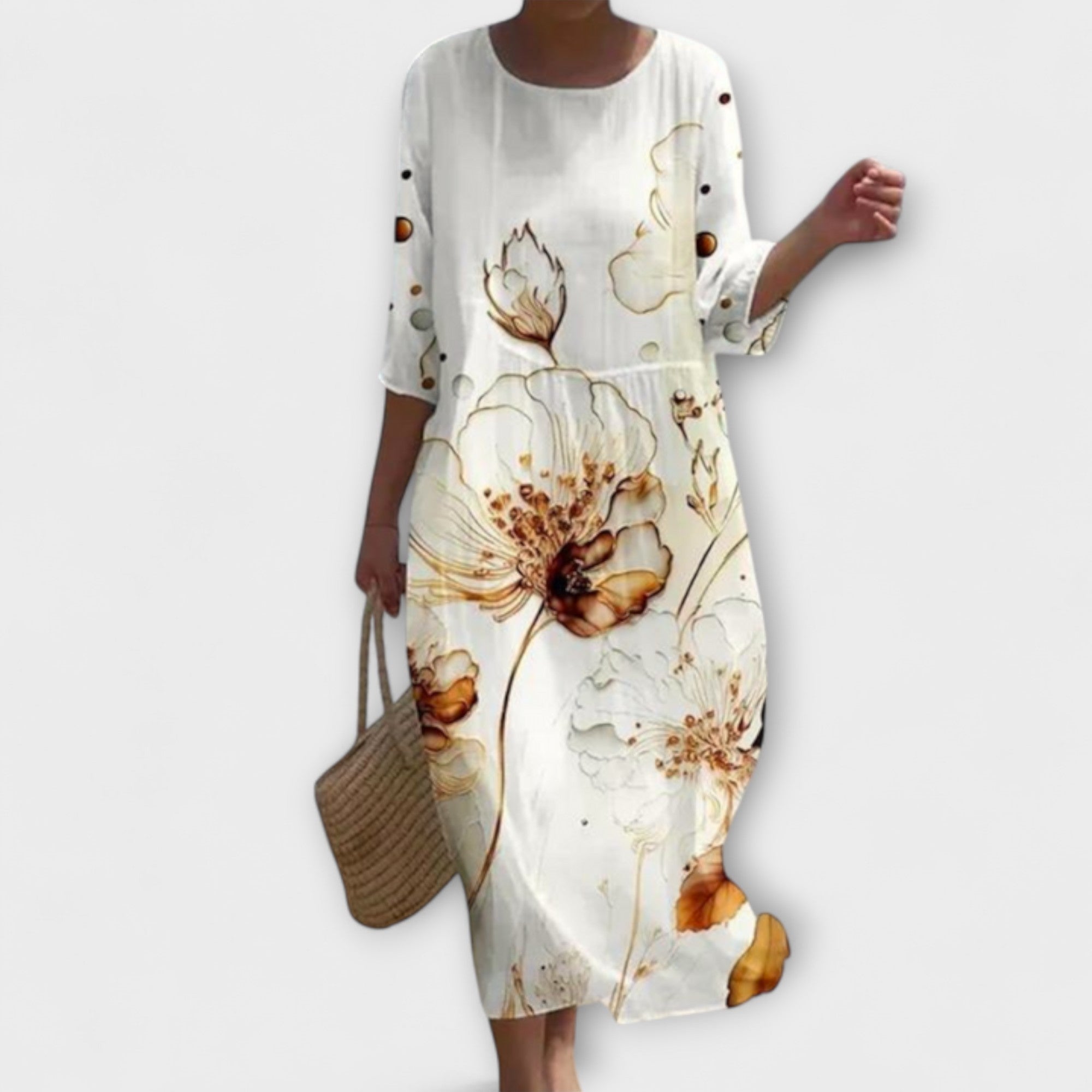 Marie | Elegante Vestido Midi Floral