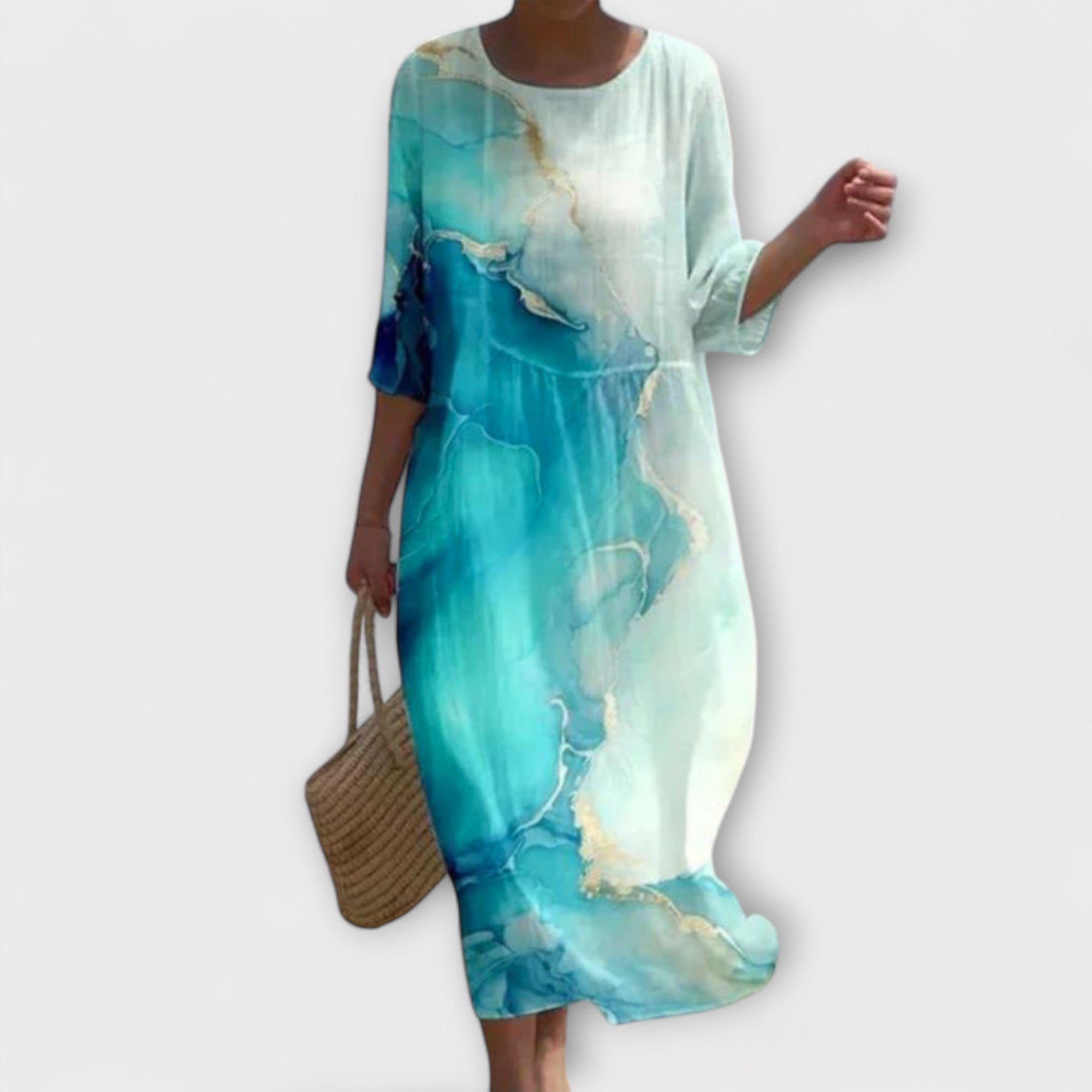 Marie | Elegante Vestido Midi Floral