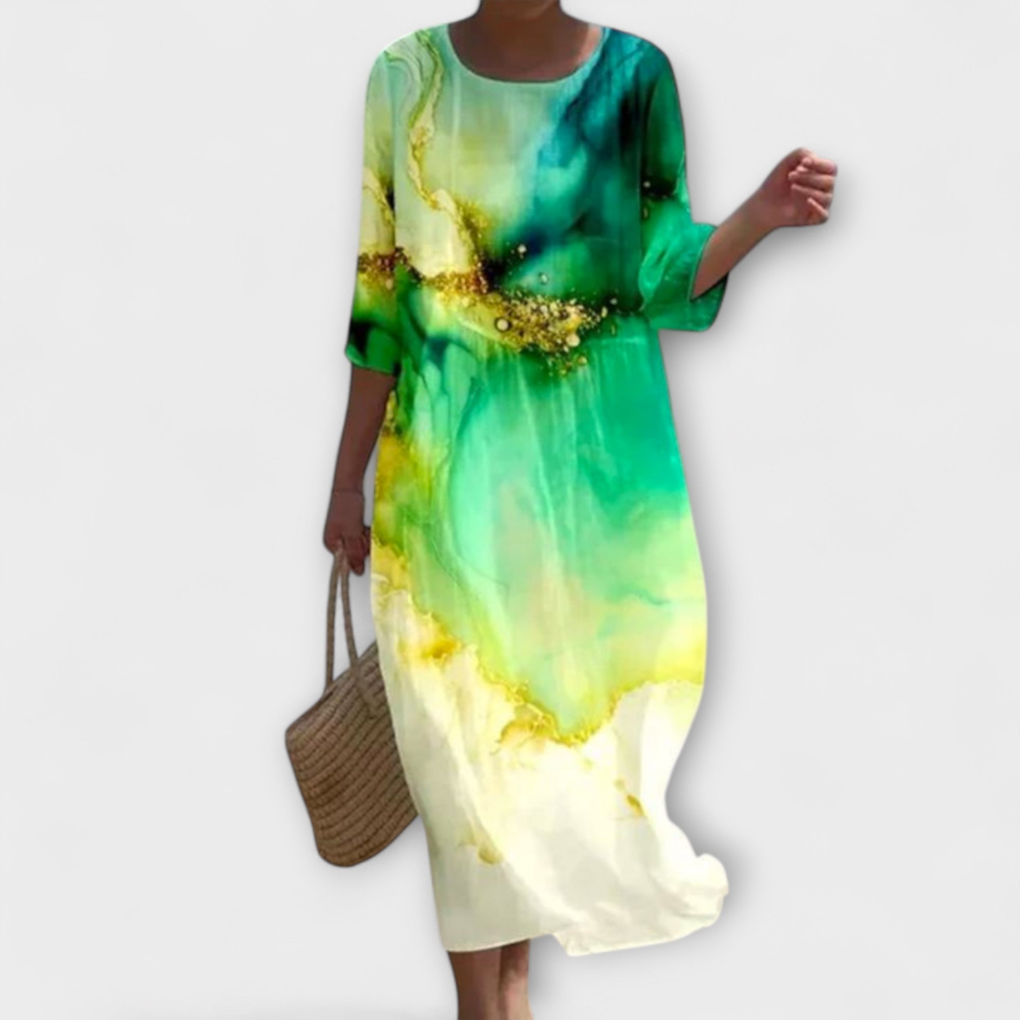 Marie | Elegante Vestido Midi Floral
