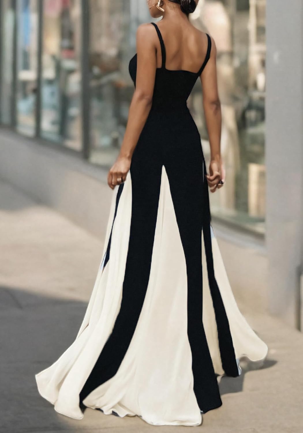 Amelia | Vestido de Máximo Contraste Elegante