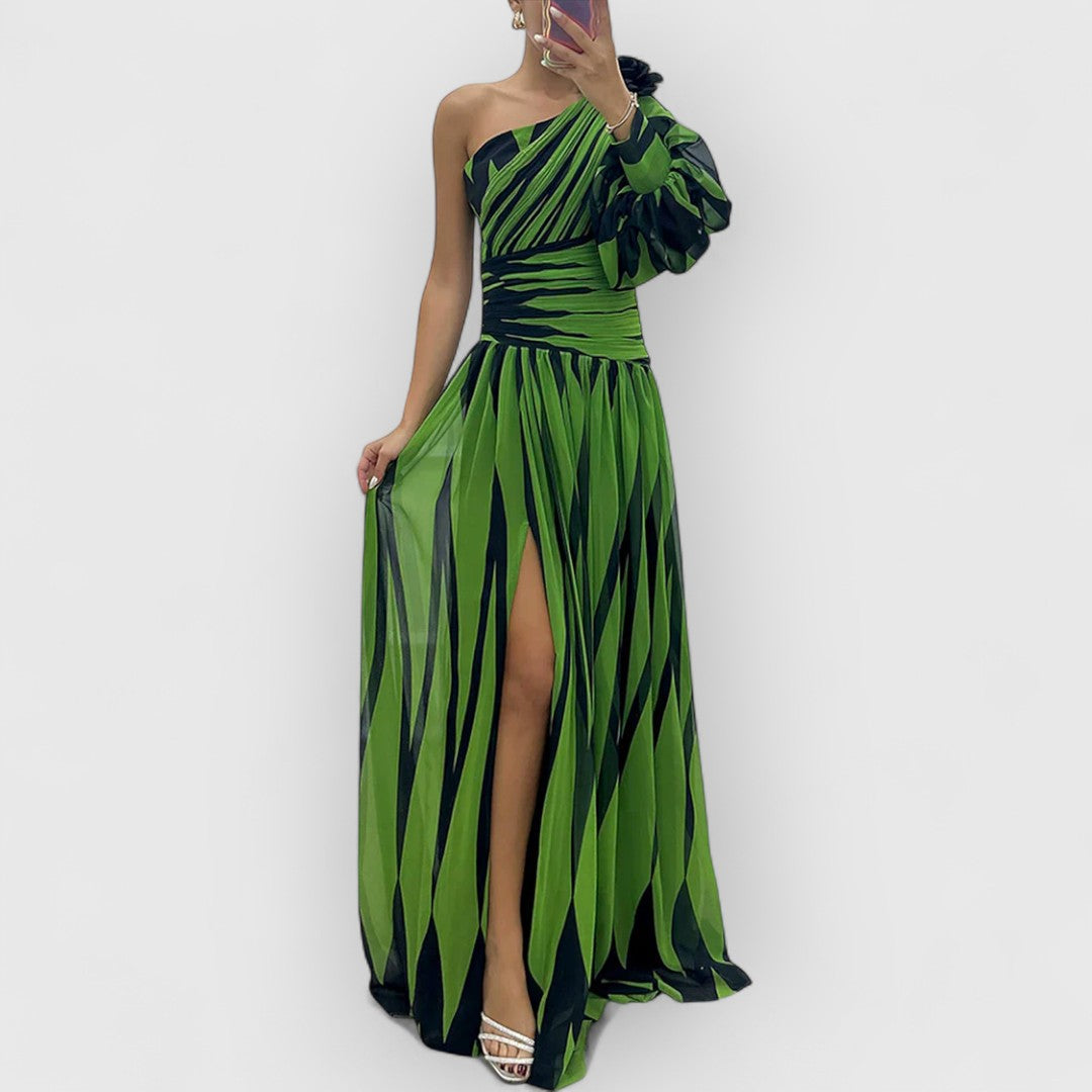 Chloe | Vestido Maxí a Rayas