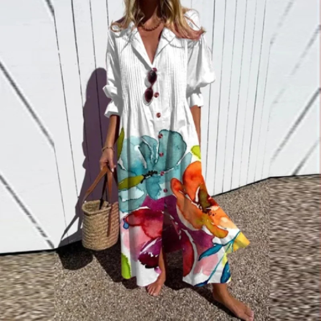 Katerina | Vestido bohemio de silueta suelta