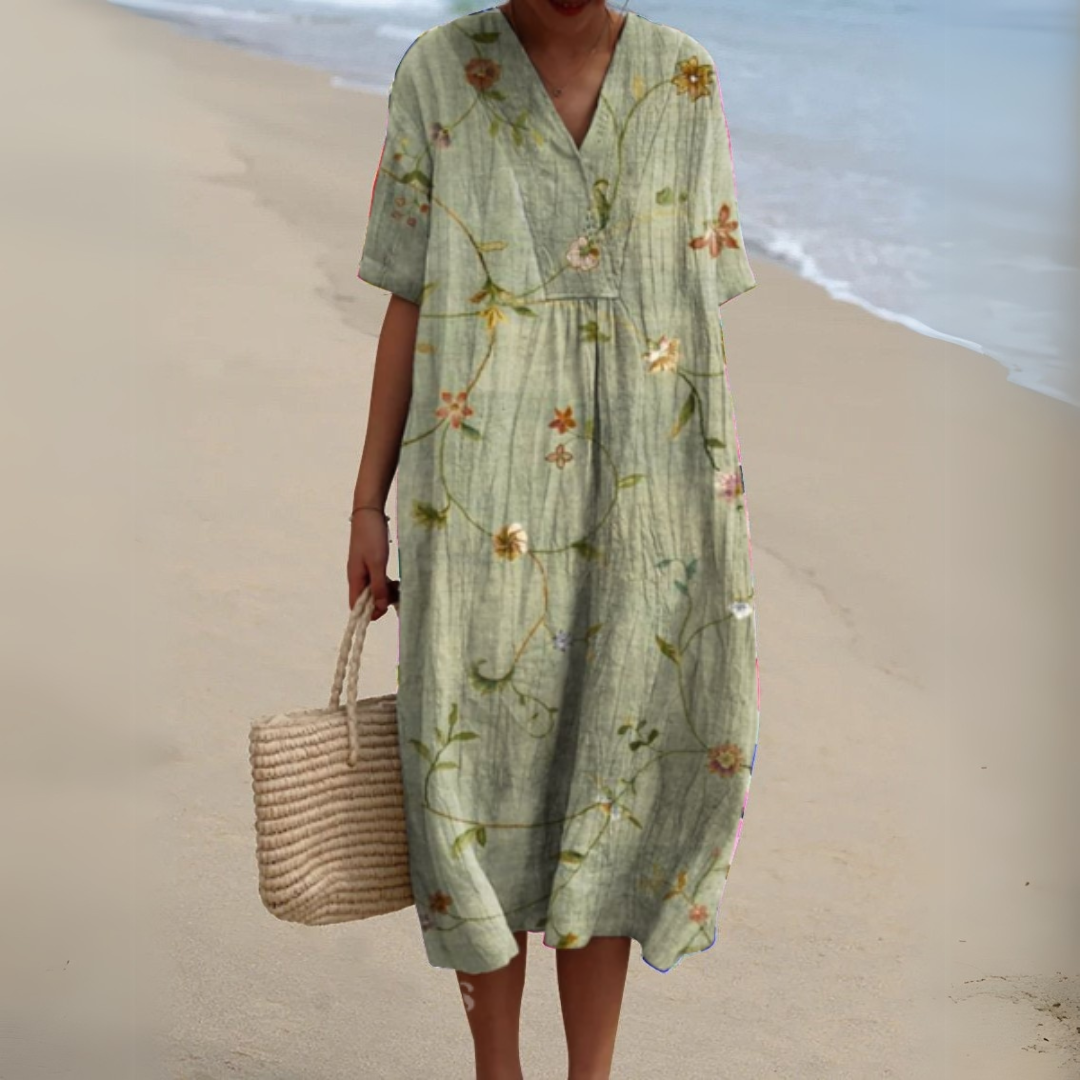 Audrey - Vestido Floral Primaveral