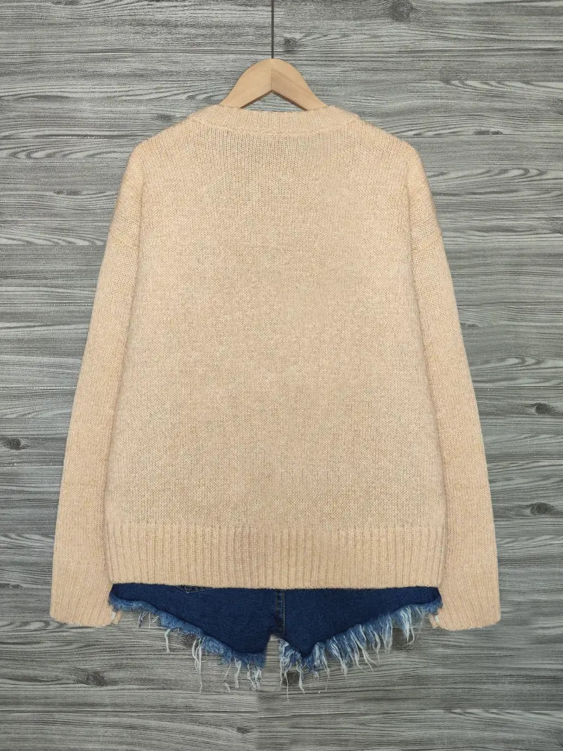 Urvana | Cat Printed Sweater