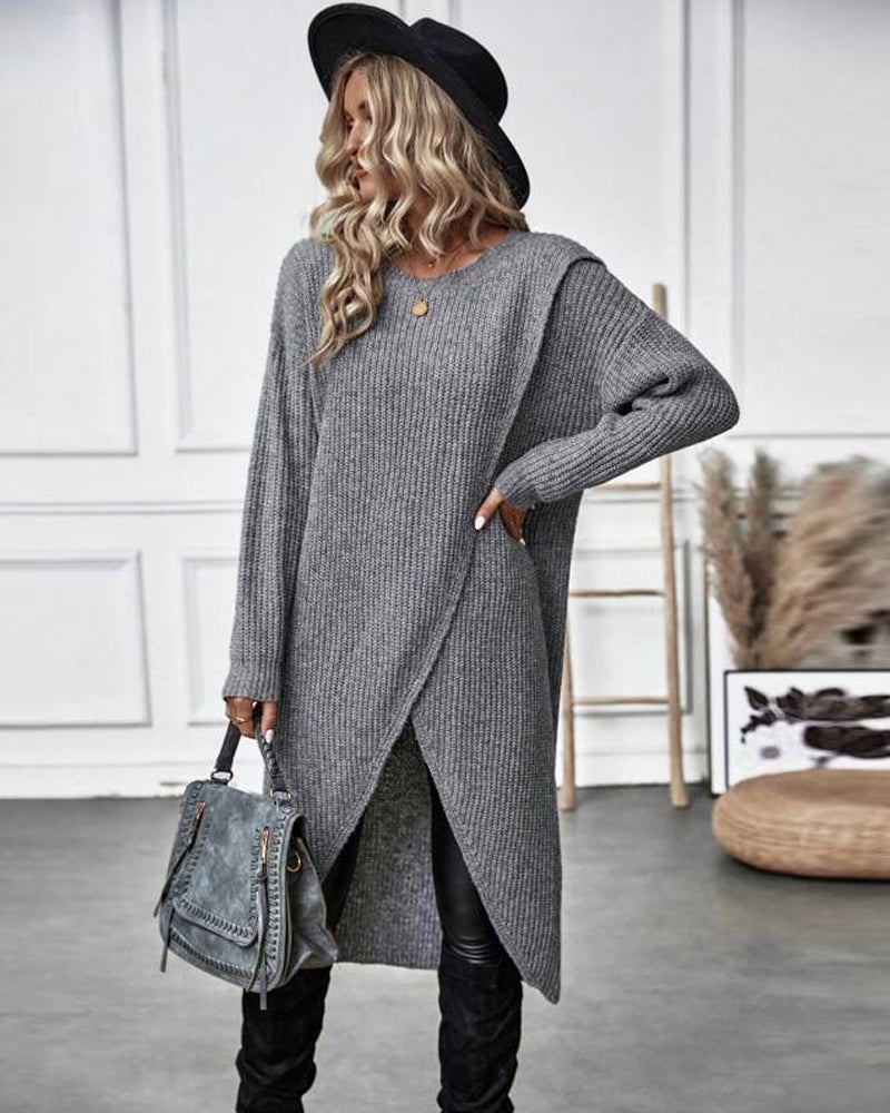 Laluna | Elegant Long Sweater Dress