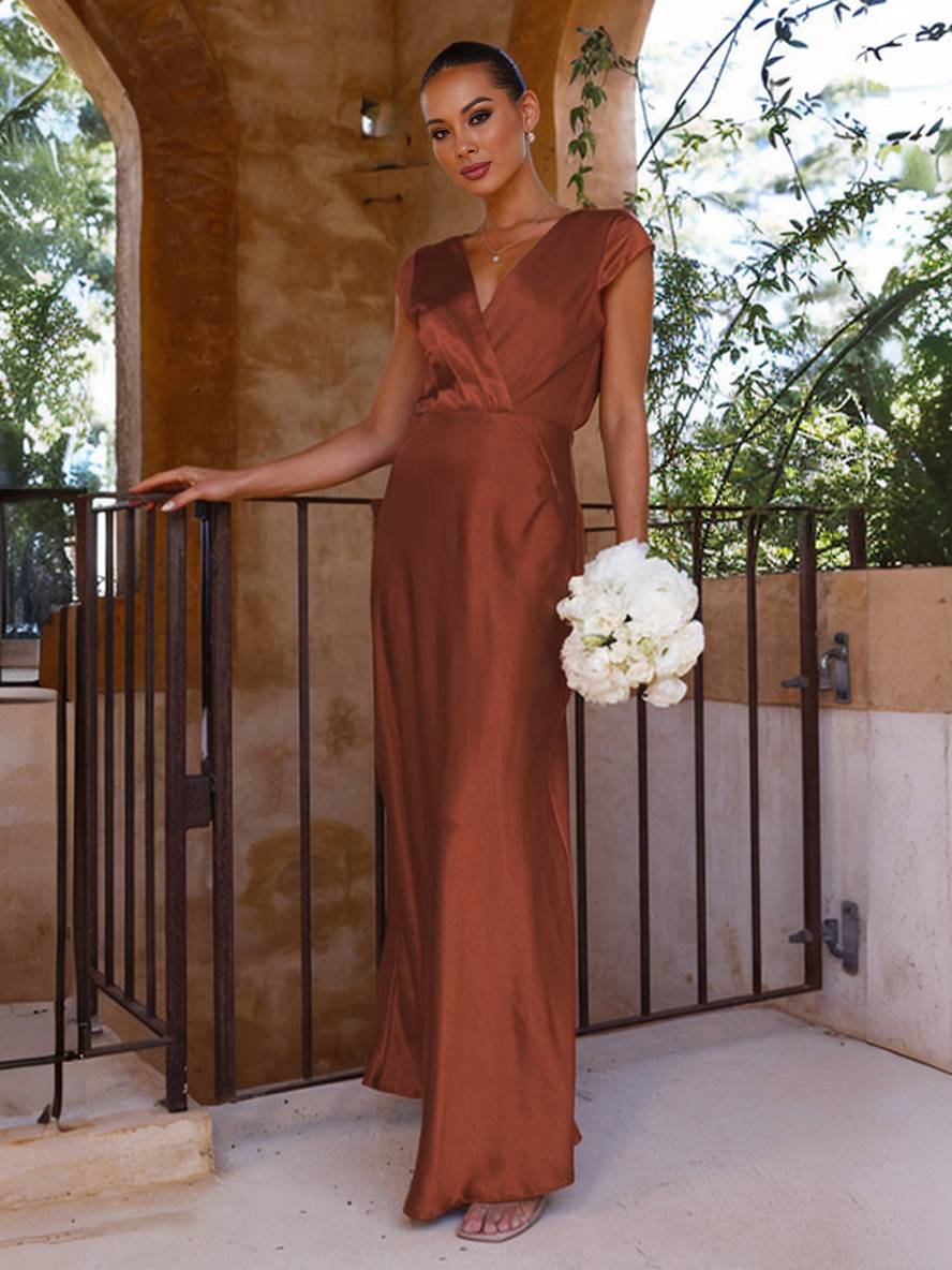 Vestido de Sirena de Satén LORINA