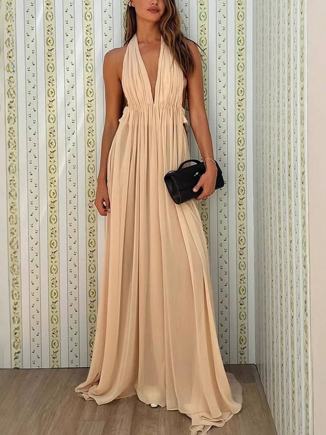 Vestido Maxi Cut-Out Sin Espalda ROSABELLA
