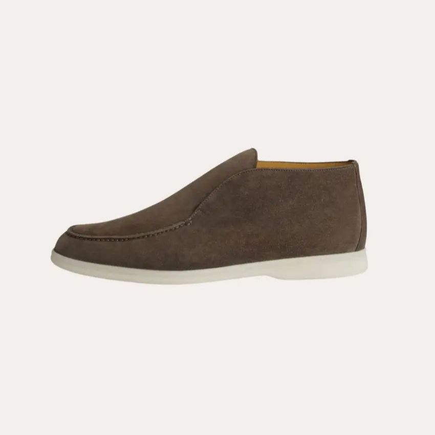 Suède City Loafers – Donkergrijs