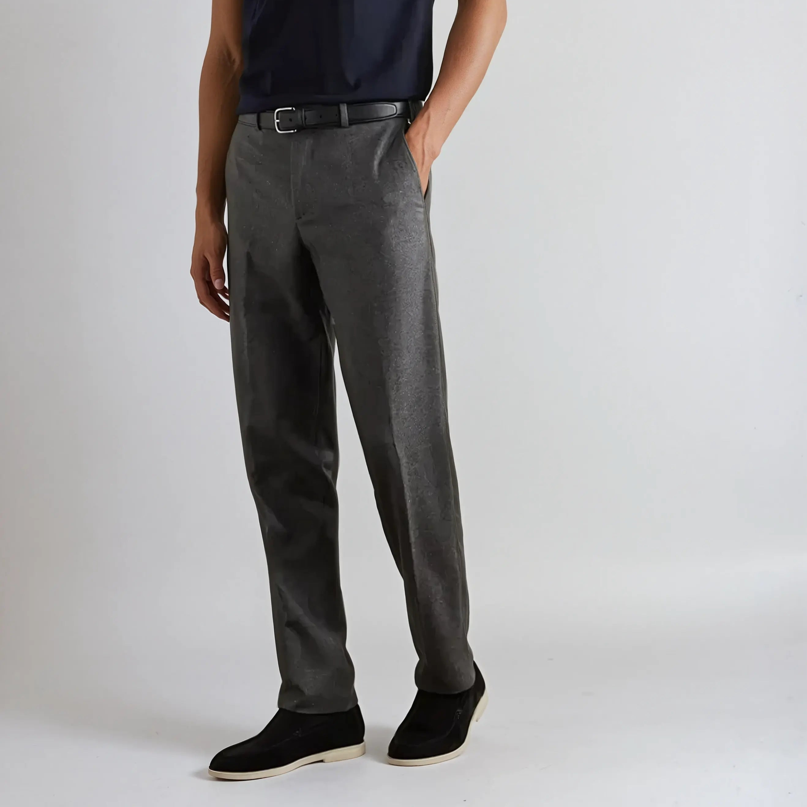 Suède City Loafers - Profond Zwart