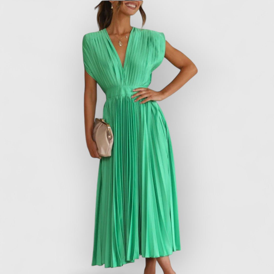 Vivica | Vestido Maxí de Terciopelo Lujo