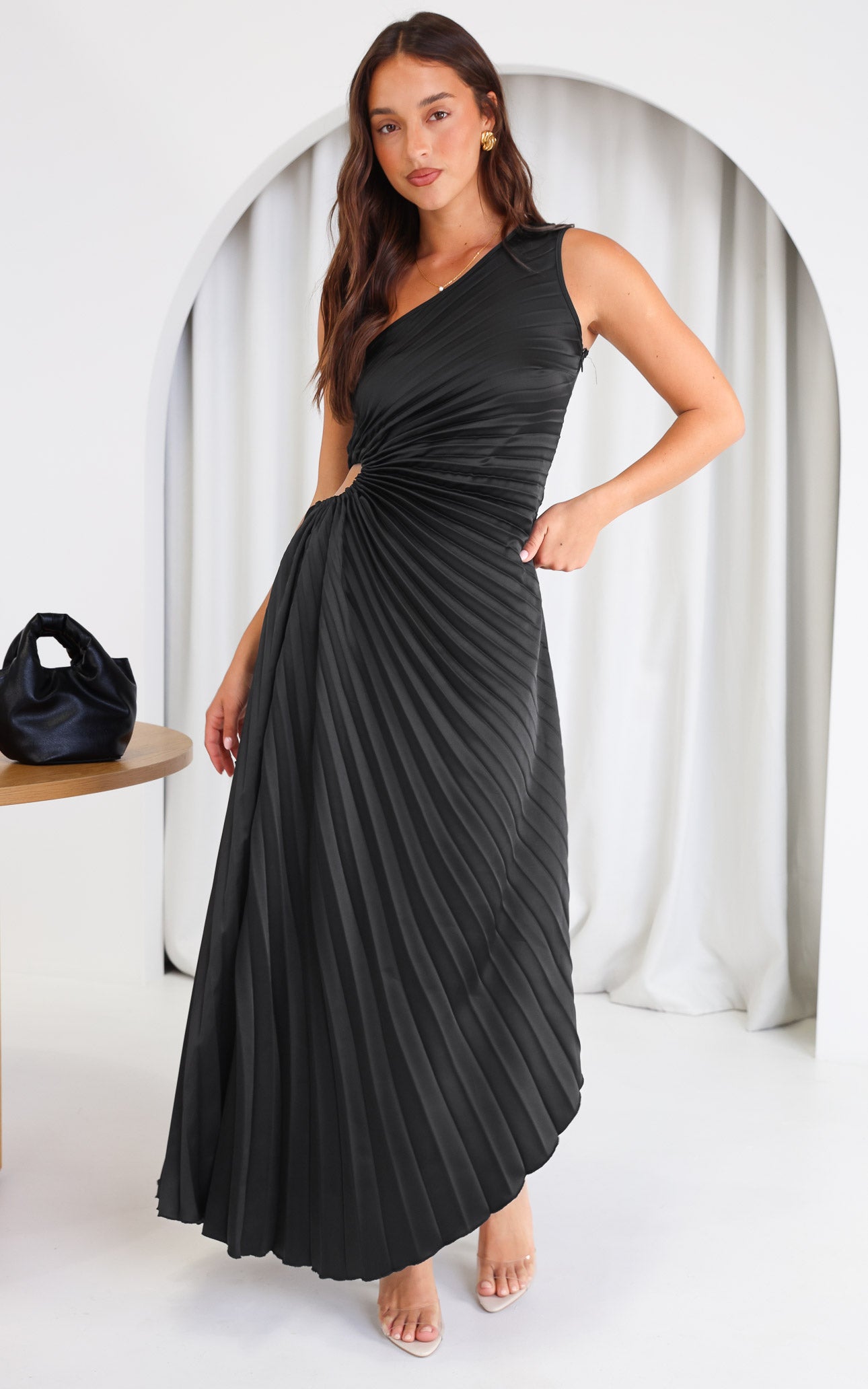 Rochelle - Vestido Maxi Negro