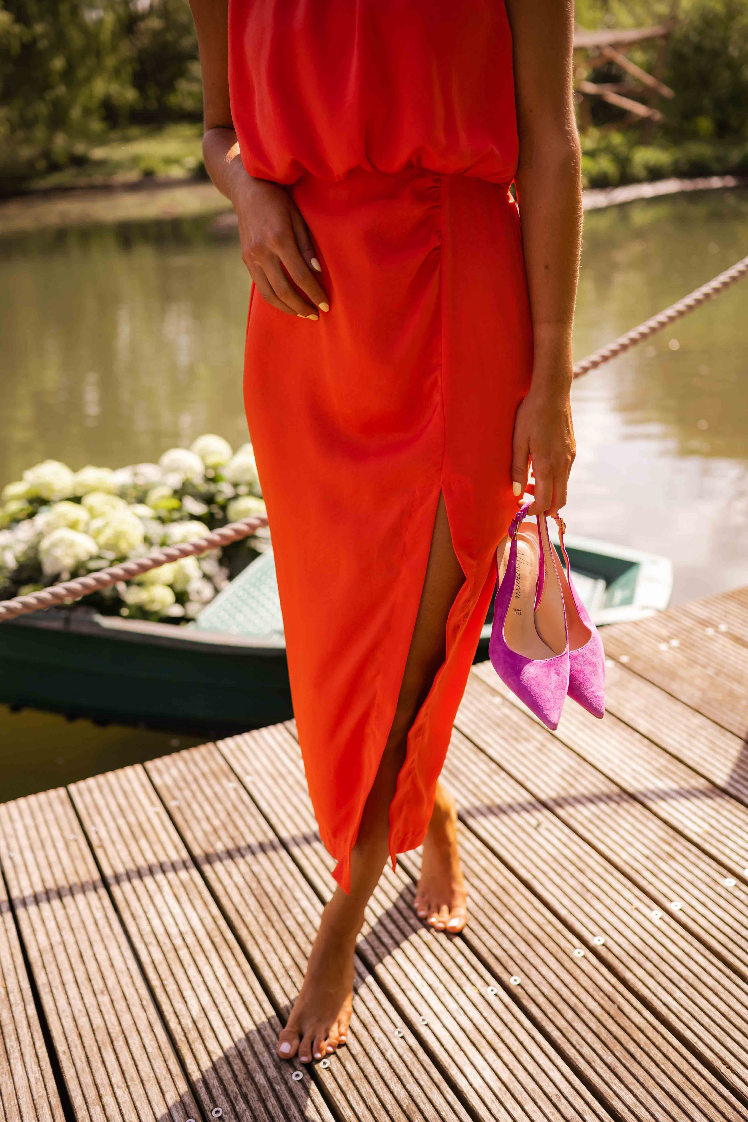 Leonie | Vestido Midi – Elegancia y Ligereza de Verano
