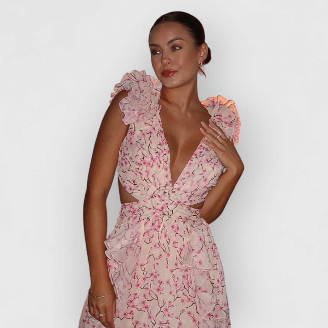 Fatima | Elegante vestido con volantes
