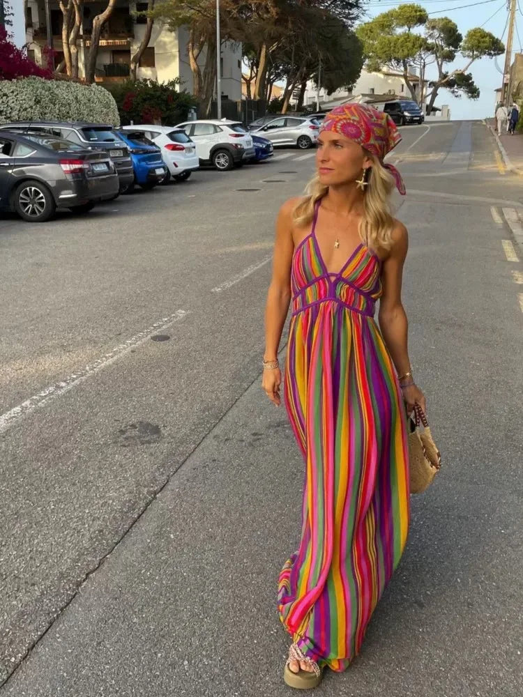 Evalina | Elegante Maxi Vestido de Verano