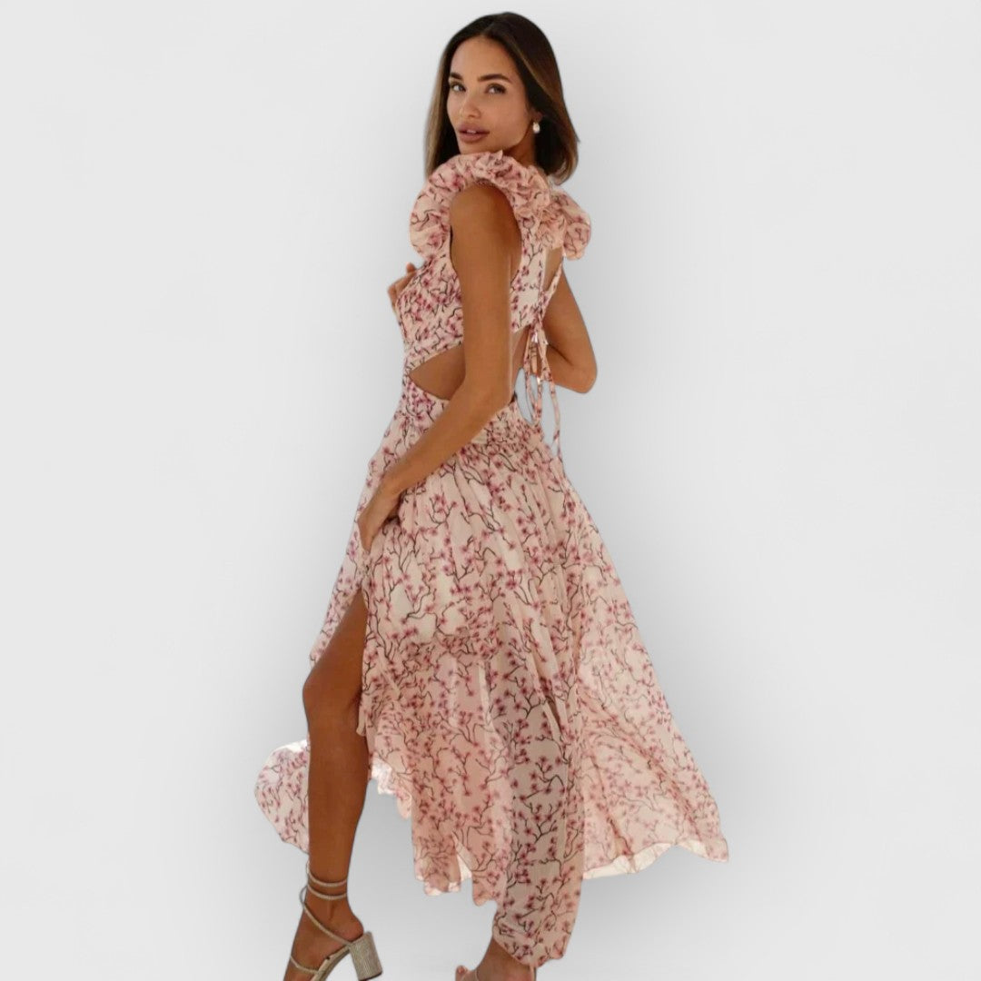 Fatima | Elegante vestido con volantes