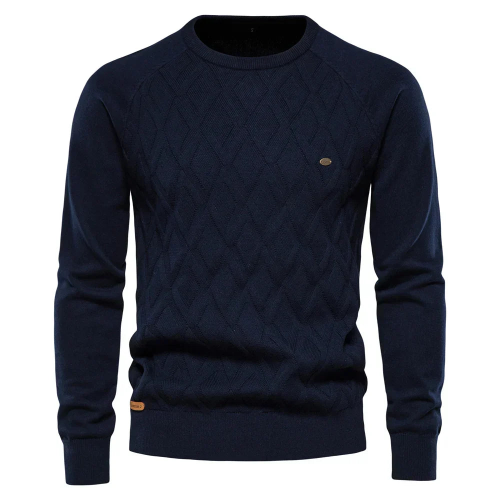 Valmere | Suéter de Hombre con Diseño de Cuadrados