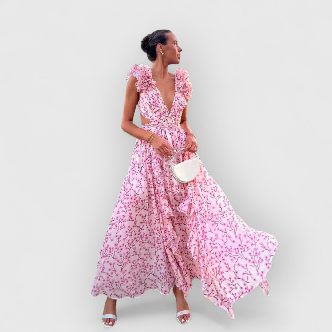 Fatima | Elegante vestido con volantes