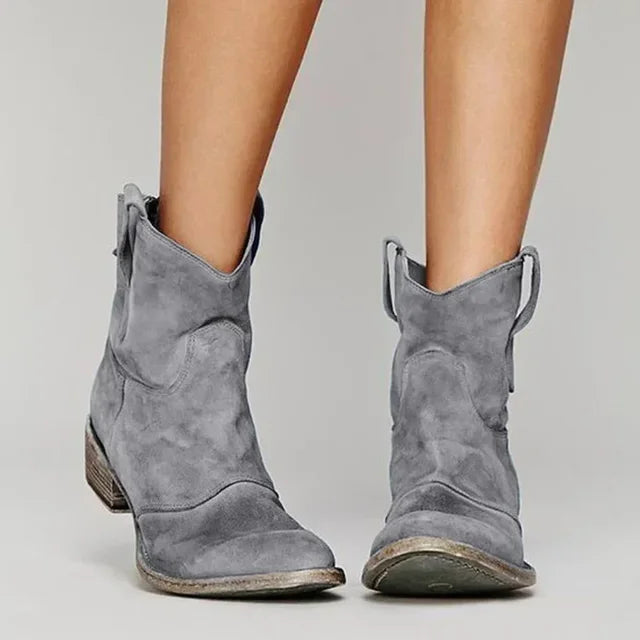Marlowe | Women's Winter Vintage Western Ankle Boots