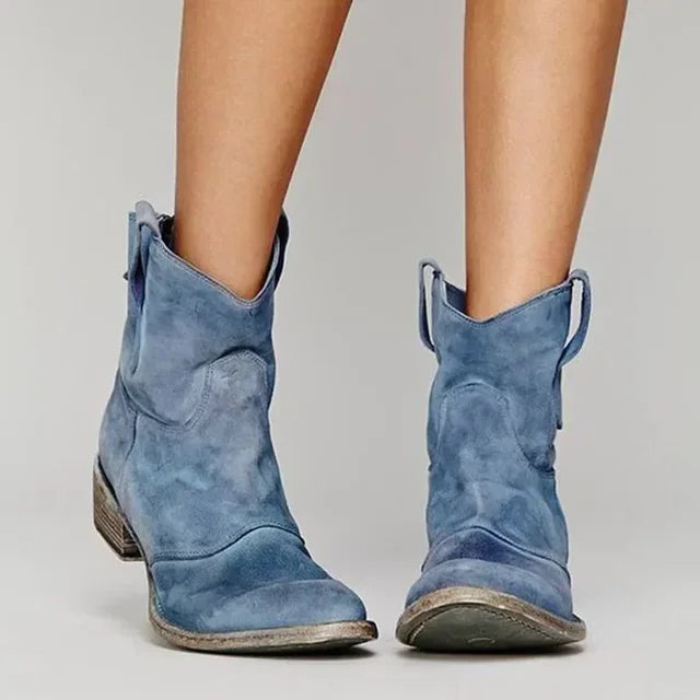 Marlowe | Women's Winter Vintage Western Ankle Boots