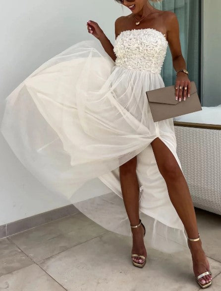 Dorothy - Vestido Maxi Flowy de Un Hombro