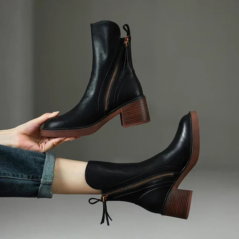 Byron Leather Boots
