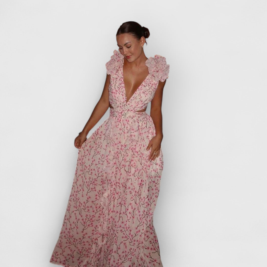Fatima | Elegante vestido con volantes