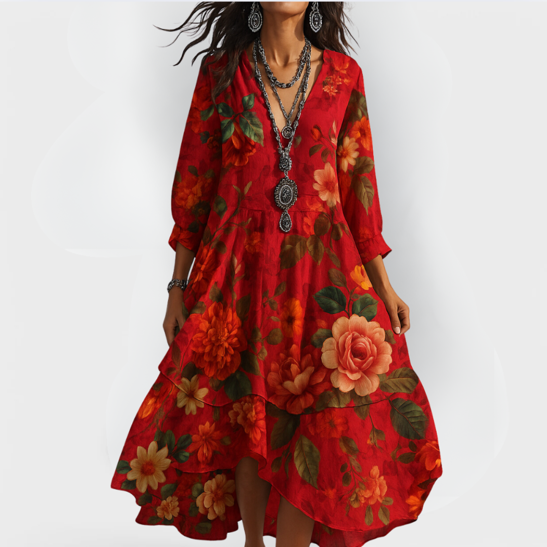 Jennifer | Vestido Floral Elegante y Casual
