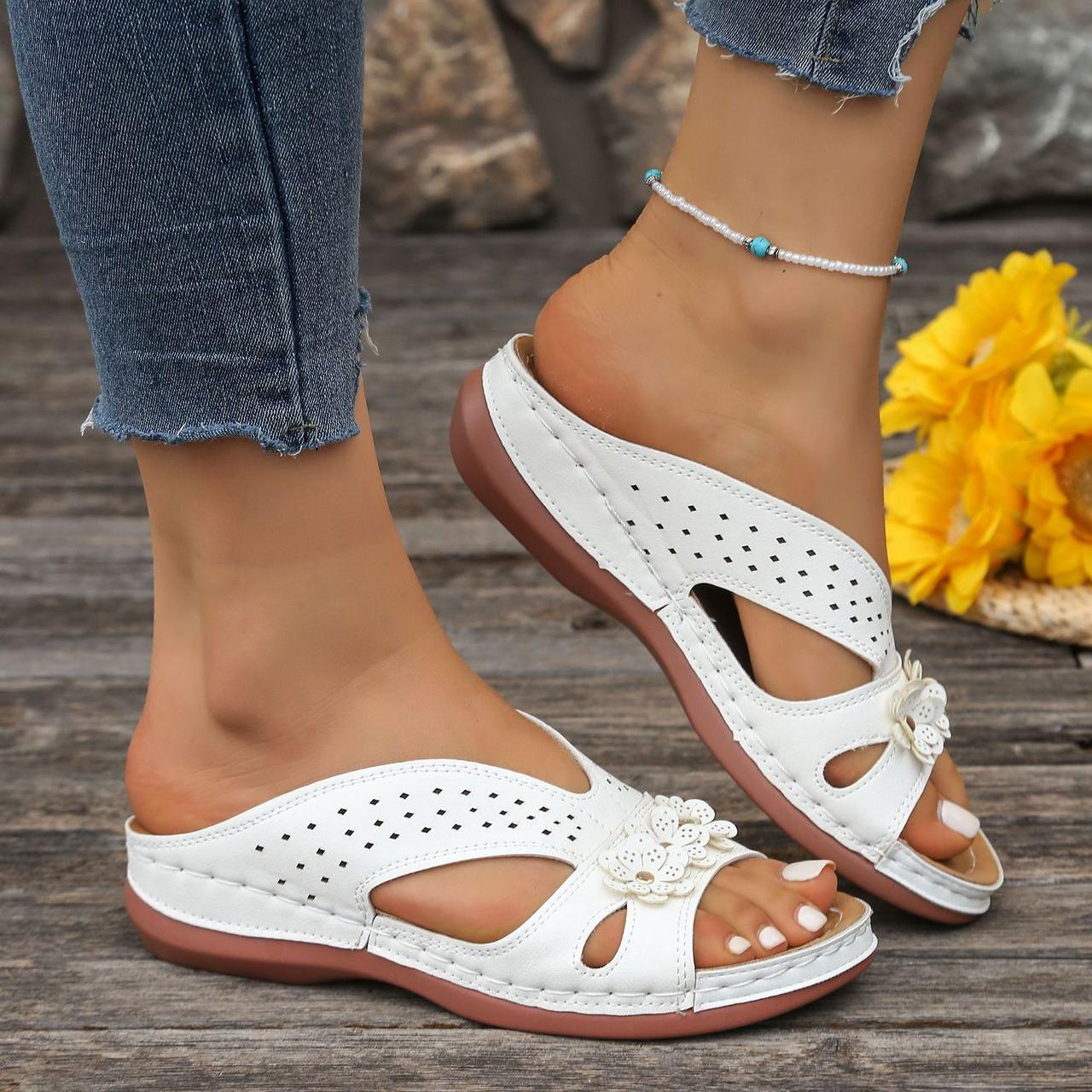 Norabel™ - Orthopedic Comfort Wedge Sandals – Stability, Lightness, and Natural Posture