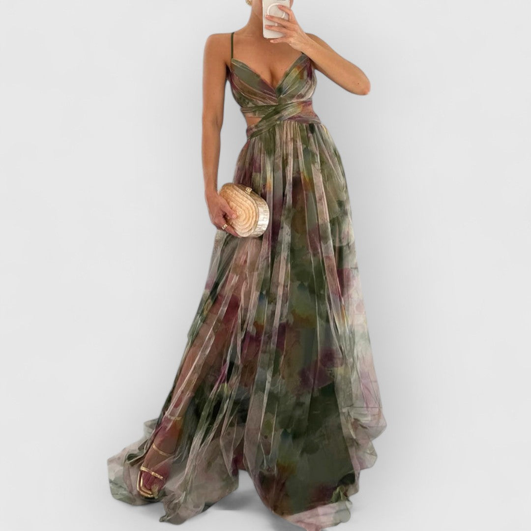 Verity | Maxivestido con estampado floral