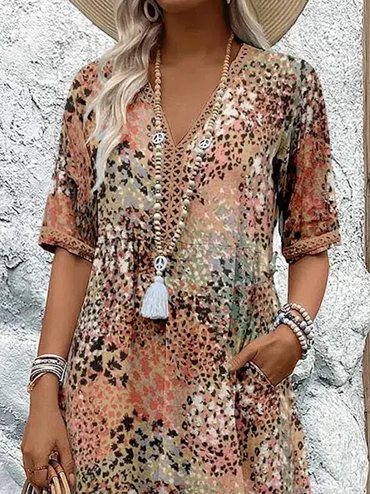 Harper™ | Elegante Vestido Midi Floral
