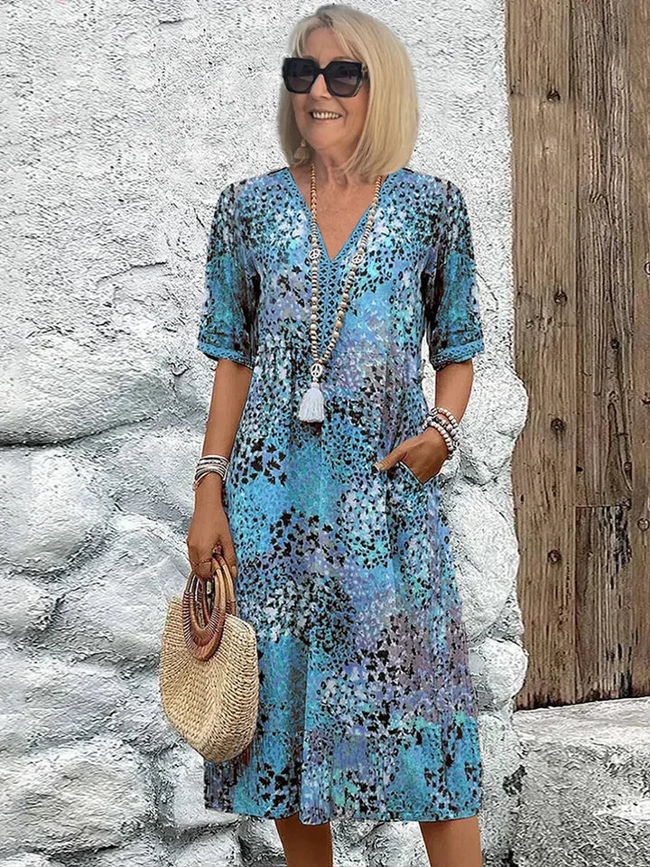 Isabeau | Vestido Midi Impreso