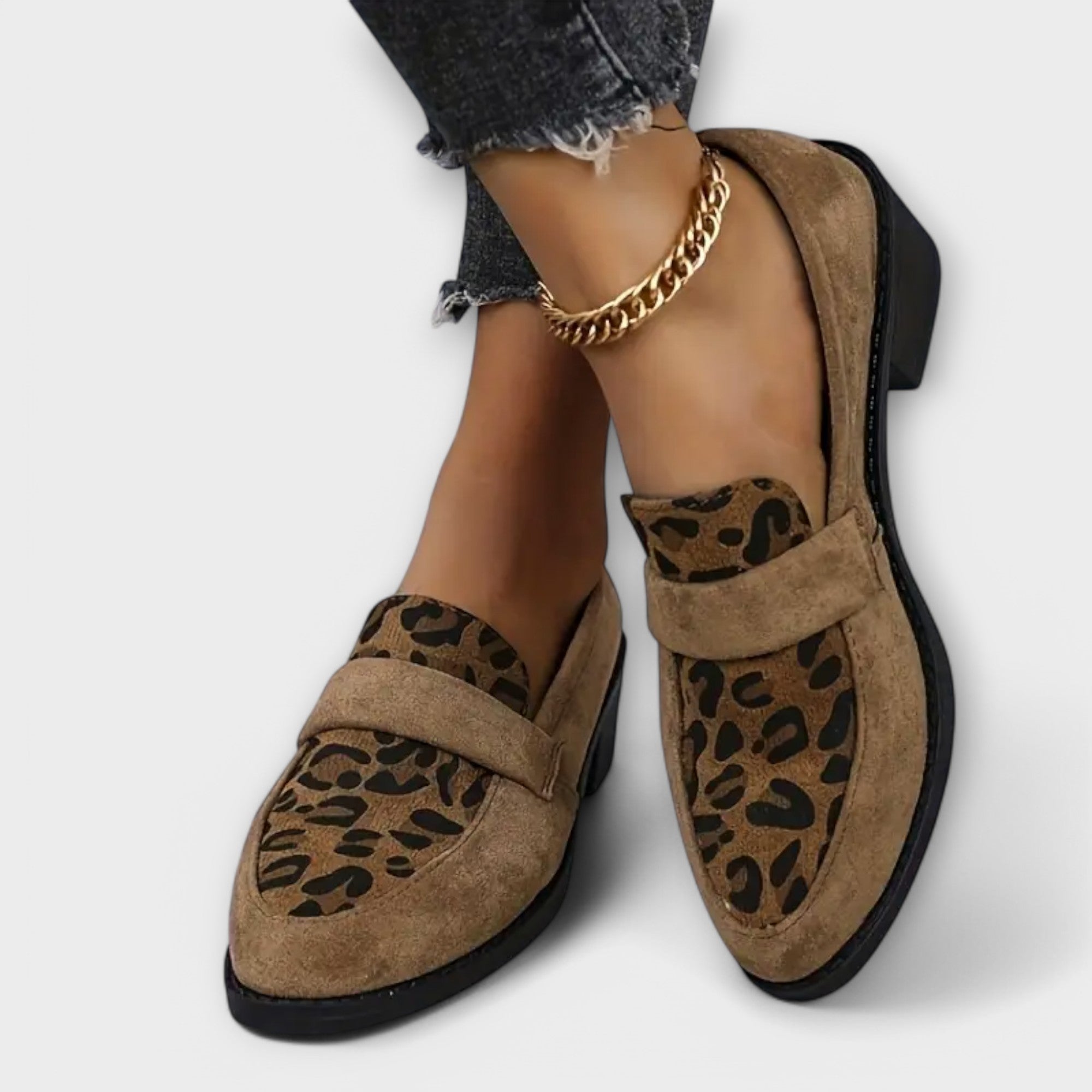 Karla | Zapatos elegantes para mujer con estampado de leopardo