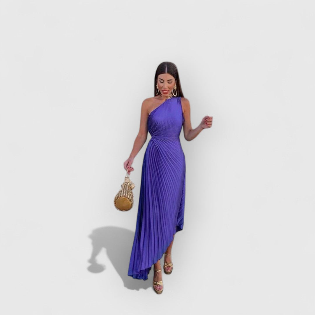 Felicity | Vestido Midi de Un Hombro