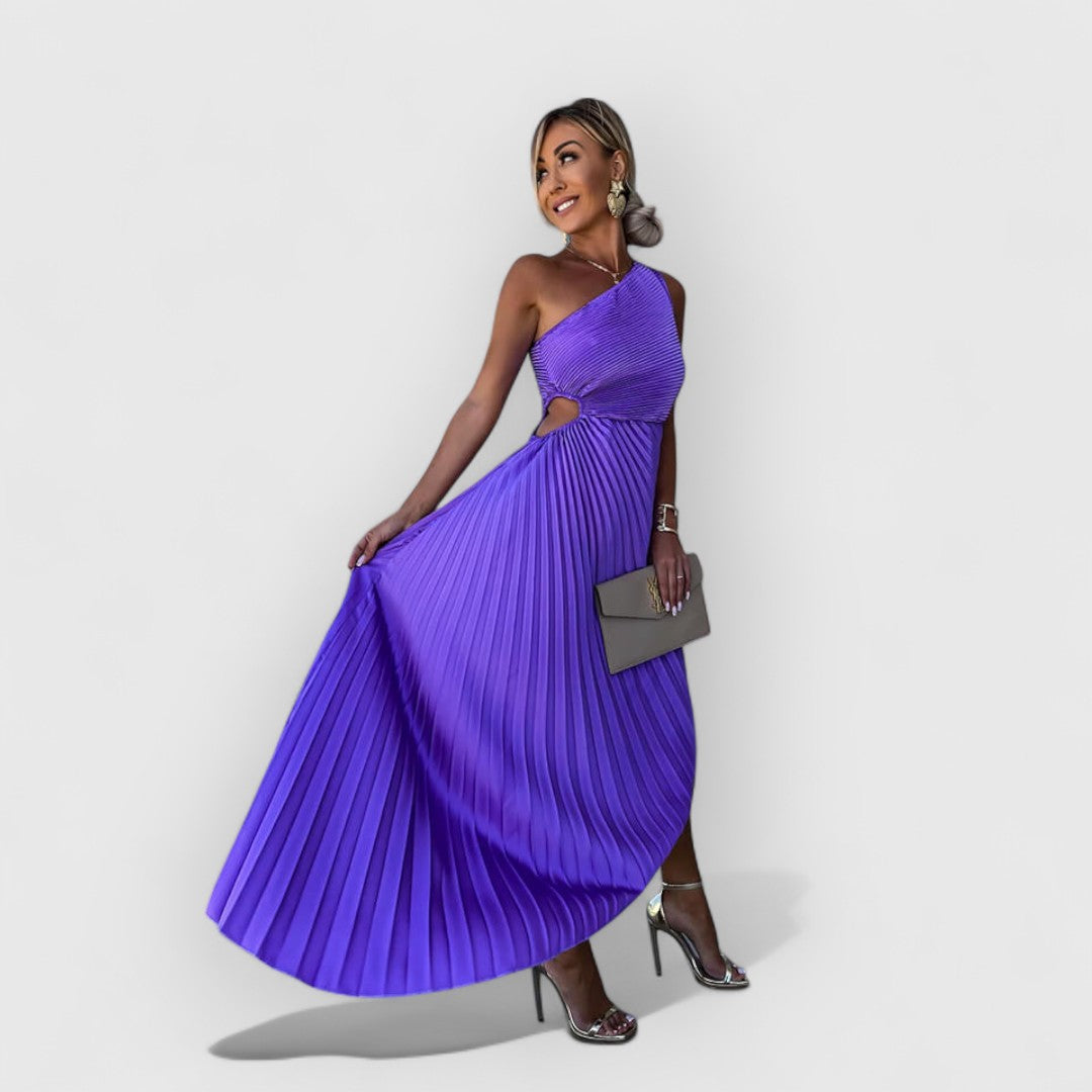 Felicity | Vestido Midi de Un Hombro