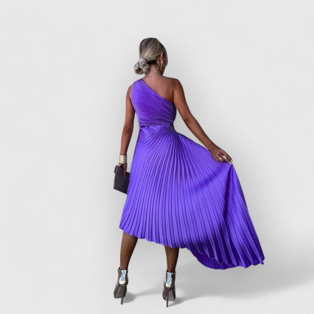 Felicity | Vestido Midi de Un Hombro