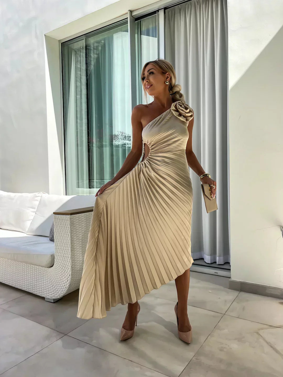 Lizbeth | Vestido de Flores Romántico