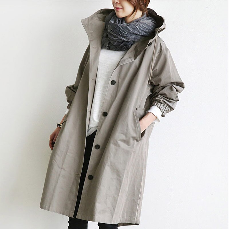 Delara - Elegant and water-repellent trench coat