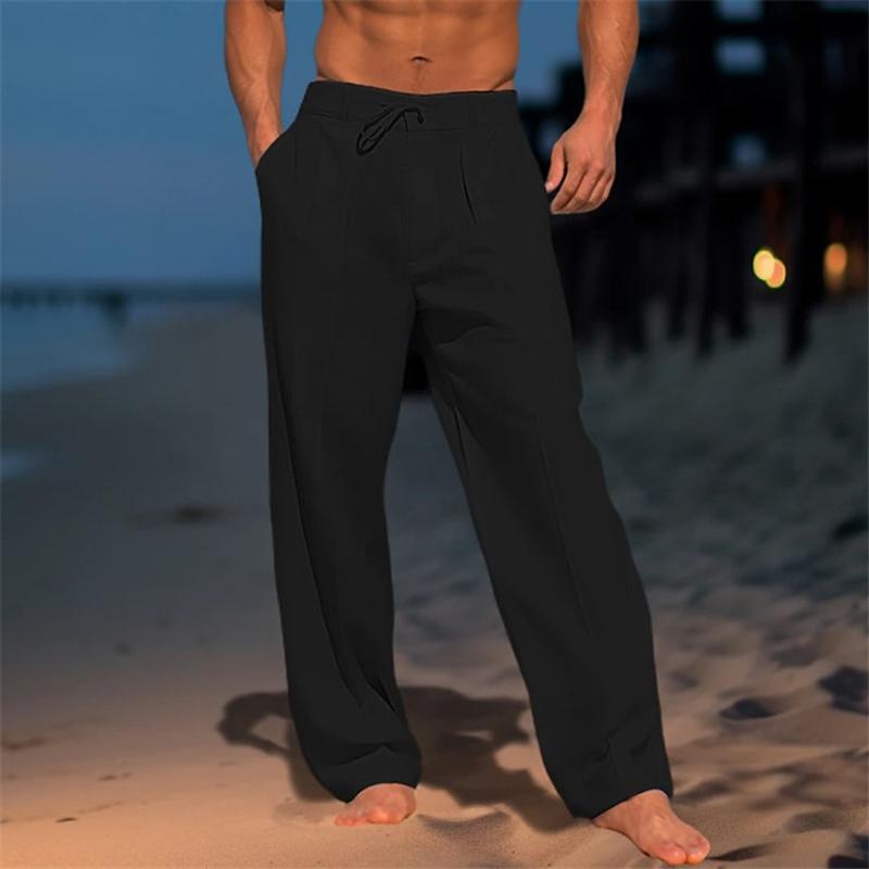 Pieter™ - Pantalones de lino de color sólido